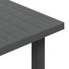 vidaXL Table de jardin Anthracite 80x75x72 cm Plastique