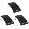 vidaXL Panneaux de chauffage solaire de piscine courb&eacute;s 3 pcs 110x65cm