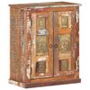 vidaXL Buffet avec rev&ecirc;tement Bouddha 60x35x75 cm Bois de r&eacute;cup&eacute;ration