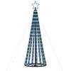 vidaXL Sapin de Noël à LED 275 LED bleu 180 cm