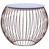 vidaXL Table basse Dor&eacute; &Oslash; 51 cm