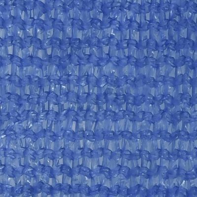 vidaXL Voile d'ombrage 160 g/m² Bleu 3,5x3,5x4,9 m PEHD