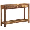vidaXL Table console Marron 107 x 33 x 76 cm Bois Recycl&eacute; Solide