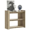 vidaXL Table console ch&ecirc;ne sonoma 100x35x90 cm bois d'ing&eacute;nierie