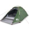 vidaXL Tente de camping &agrave; d&ocirc;me 4 personnes vert imperm&eacute;able