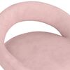 vidaXL Tabourets de bar lot de 2 rose velours