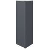 vidaXL Jardinière anthracite triangulaire 30x26x75 cm acier
