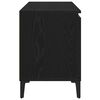 vidaXL Meuble TV Ch&ecirc;ne noir 102 x 35 x 50 cm Bois d'ing&eacute;nierie