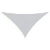 vidaXL Voile d'ombre Gris clair et blanc 7 x 5 x 5 m
