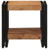 vidaXL Table basse Marron 40 x 40 x 38 cm Bois d'acacia massif