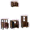 vidaXL Ensemble de mobilier de salle de bain 4 pcs Bois Recyclé Solide
