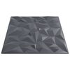 vidaXL Panneaux muraux 12 pcs gris 50x50 cm XPS 3 m² améthyste