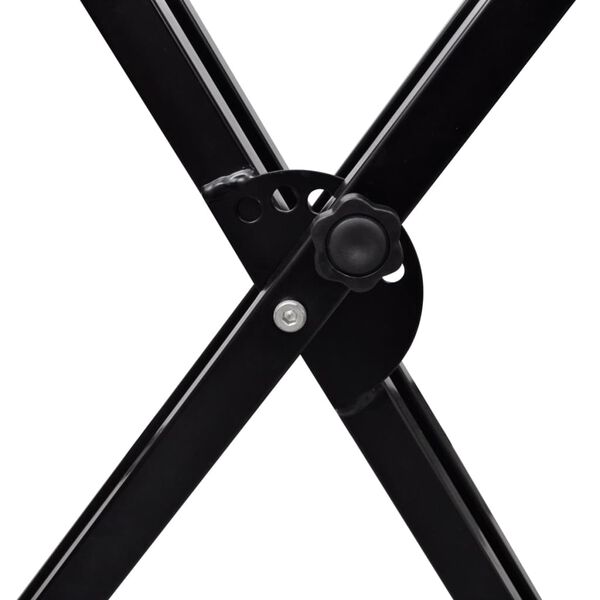 Support de clavier r&eacute;glable double barre en X