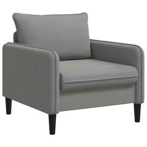 vidaXL Fauteuil XL Gris fonc&eacute; Velours
