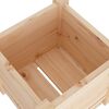 vidaXL Jardinières d'extérieur 2 pcs 31x31x31 cm bois de pin massif