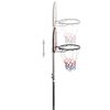 vidaXL Support de basket-ball Noir 216-250 cm Polyéthylène