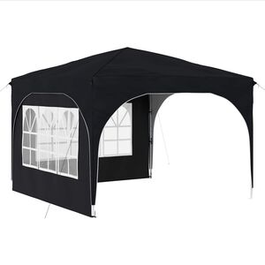 vidaXL Tente de f&ecirc;te pop-up 290 x 290 x 245 cm Anthracite