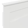vidaXL T&ecirc;te de lit avec t&ecirc;te de lit Blanc 75 cm Bois d'ing&eacute;nierie