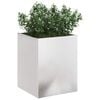 vidaXL Cache-pot de jardin Acier inoxydable 32 x 32 x 40 cm