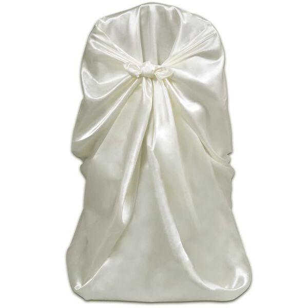 Housse de chaise crème pour le banquet de mariage 6 pièces