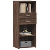 vidaXL Buffet haut ch&ecirc;ne marron 50x42,5x124 cm bois d'ing&eacute;nierie