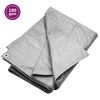 vidaXL B&acirc;che 180 g/m&sup2; 6x10 m Gris PEHD