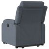 vidaXL Fauteuil inclinable Gris foncé Velours
