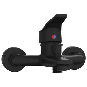 vidaXL Robinet de Douche Mixer Noir G 1 / 2 pouces