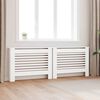 vidaXL Cache-radiateurs 2 pcs Blanc 112x19x81,5 cm MDF