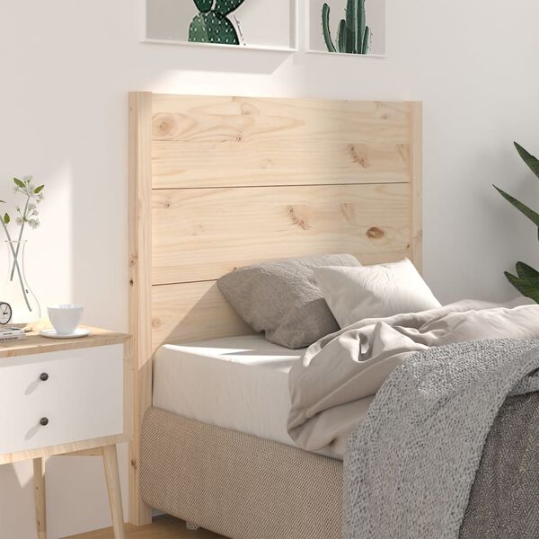 vidaXL T&ecirc;te de lit 81x4x100 cm Bois massif de pin