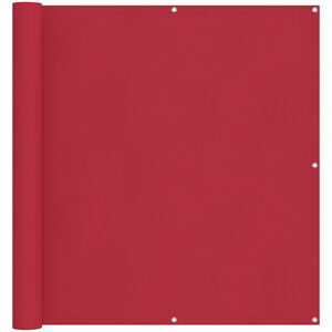 vidaXL &Eacute;cran de balcon Rouge 110 x 700 cm Tissu Oxford