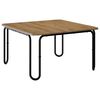 vidaXL Table basse Ch&ecirc;ne artisanal 59 x 59 x 45 cm Bois d'ing&eacute;nierie
