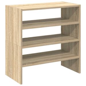 vidaXL &Eacute;tag&egrave;res &agrave; chaussures 2 pcs empilable ch&ecirc;ne sonoma 60x30x30,5cm