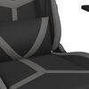 vidaXL Chaise de jeu Noir et gris Similicuir