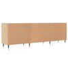 vidaXL Meuble TV ch&ecirc;ne sonoma 150x30x50 cm bois d'ing&eacute;nierie