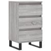 vidaXL Buffet sonoma gris 40x35x70 cm bois d'ing&eacute;nierie