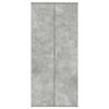 vidaXL Cabinet &agrave; chaussures avec &eacute;tag&egrave;re Gris b&eacute;ton 80 x 39 x 178 cm