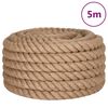 vidaXL Corde de jute 5 m de long 36 mm d'&eacute;paisseur