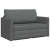 vidaXL Canap&eacute;-Lit Gris fonc&eacute; 124 x 71 x 78 cm tissu