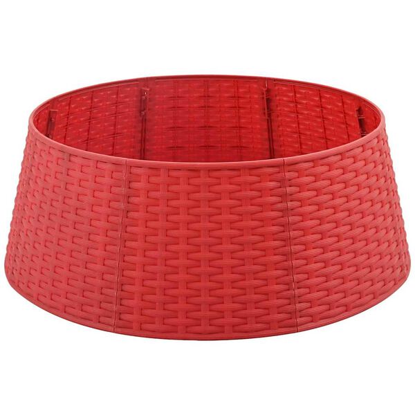 vidaXL JupedesapindeNo&euml;l Rouge &Oslash; 65 x 24 cm Plastique