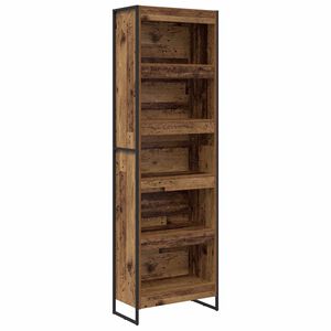 vidaXL Biblioth&egrave;que 60 x 30 x 189,5 cm Bois d'ing&eacute;nierie Bois Ancien