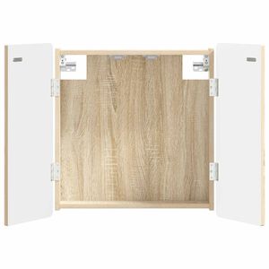 vidaXL Cabinet pour cible ZWOLLE Ch&ecirc;ne Sonoma 52,5 x 10,5 x 57,5 cm
