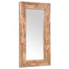 vidaXL Miroir décoratif Teck 120x60 cm Rectangulaire