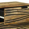 vidaXL Cabinet de chevet Marron 50 x 33 x 62 cm Bois d'acacia massif