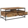 vidaXL Table basse Bois Ancien 100 x 51 x 45 cm Bois d'ingénierie
