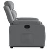 vidaXL Fauteuil inclinable Gris Similicuir