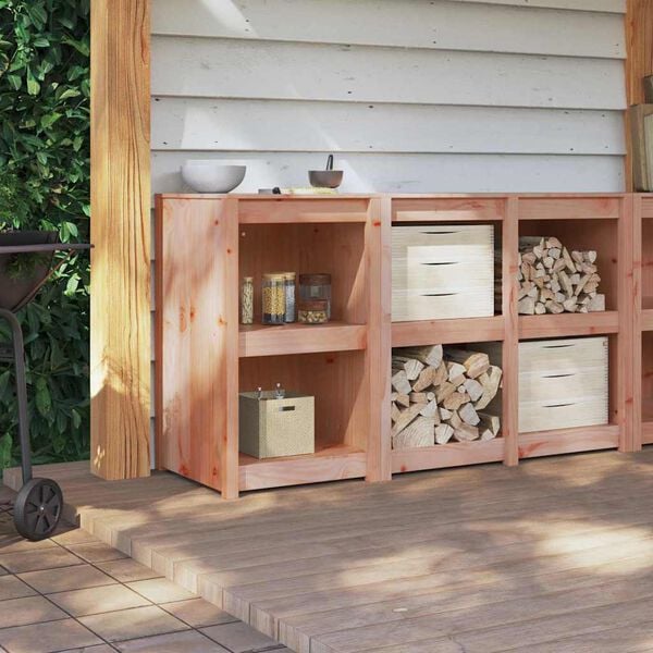 vidaXL Armoire de cuisine Ch&ecirc;ne brun 55 x 55 x 92 cm Pin massif