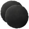 vidaXL Coussin avec oreiller HEERLEN 2 pi&egrave;ces Noir Velours