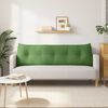 vidaXL Coussin de Dos Vert clair 160 x 24 x 50 cm Velours
