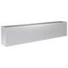 vidaXL Cache-pot de jardin Argent&eacute; 280 x 40 x 60 cm Acier galvanis&eacute;